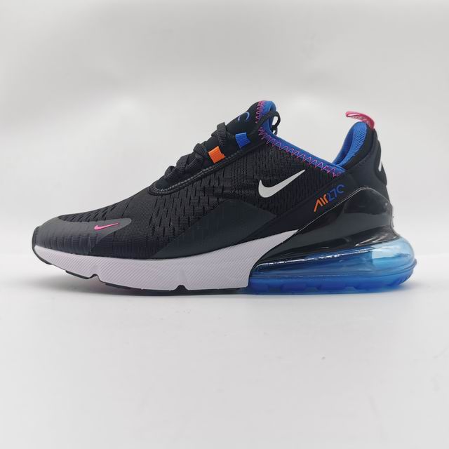 Nike Air Max 270 Men Shoes Black Blue-41